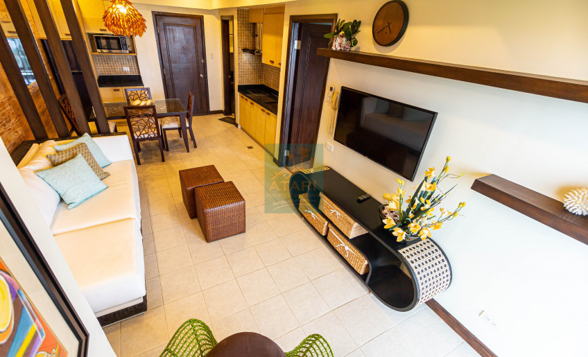 Luxurious 1-Bedroom Condo With Balcony At Movenpick Cebu