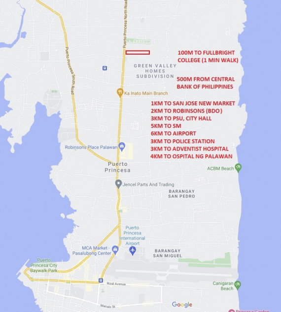 Brgy. San Jose, Puerto Princesa, Palawan For Sale