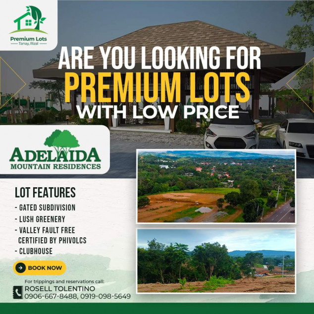 Lots For Sale In Tanay, Rizal
