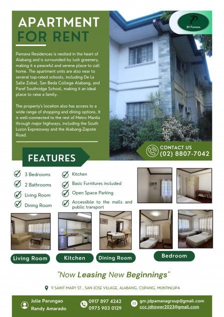 Apartment For Rent In Muntinlupa City