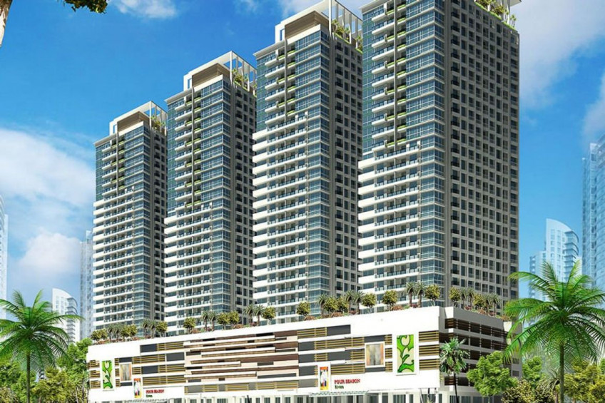 3BR Four Season Riviera Plum Blossom with 1 Parking Binondo Manila