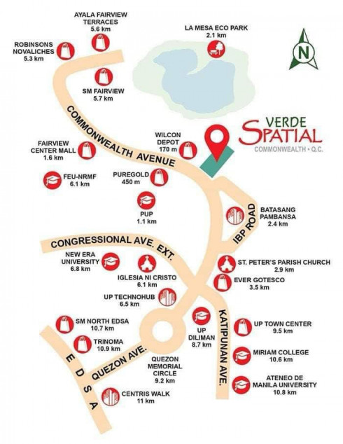 Unit 828 @ Verde Spatial - 2BR Condo Commonwealth, Quezon City