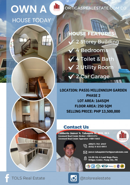 House For Sale - Pasig Millennium Garden