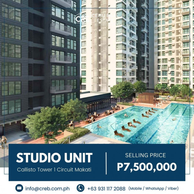 Studio Unit for Sale - Callisto Tower 1 Circuit Makati