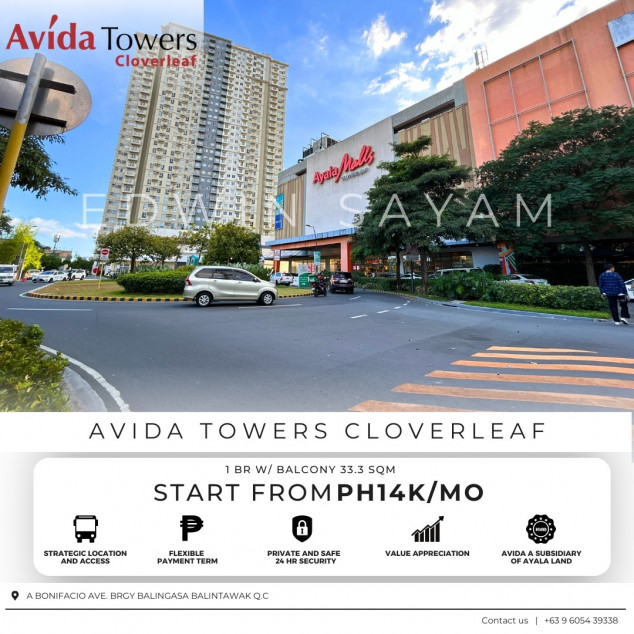 JR 1 BR in Balintawak Near to Skyway-NLEX (Avida Towers Cloverleaf)