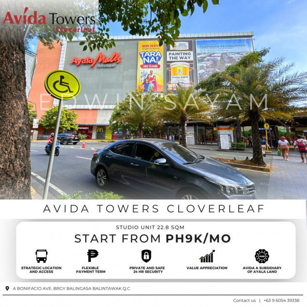 Rush Sale Ready to Move-In  Studio  Condo in Balintawak Clover Leaf