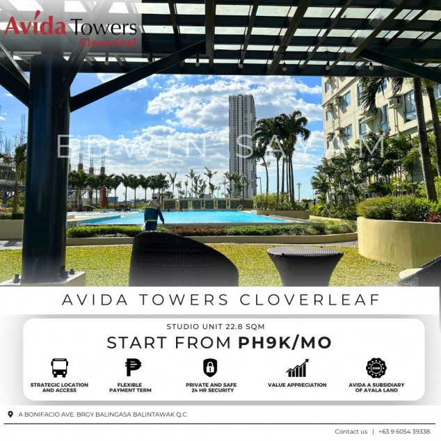 Rush Sale Ready to Move-In  Studio  Condo in Balintawak Clover Leaf
