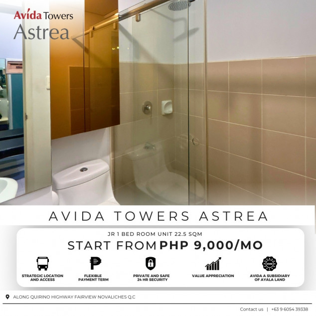 JR 1 BED ROOM 22.5 SQM Promo Sale at Avida Towers Astrea Fairview
