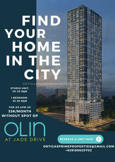 Olin at Jade Drive | Pre selling | Ortigas CBD