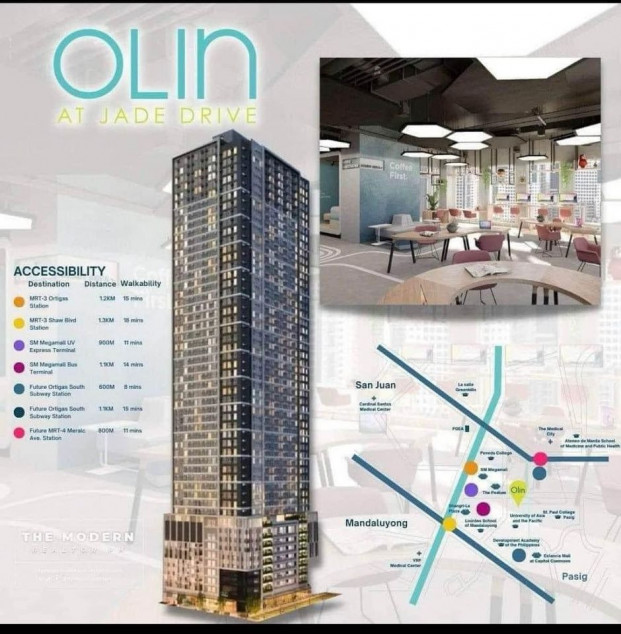 Olin at Jade Drive | Pre selling | Ortigas CBD