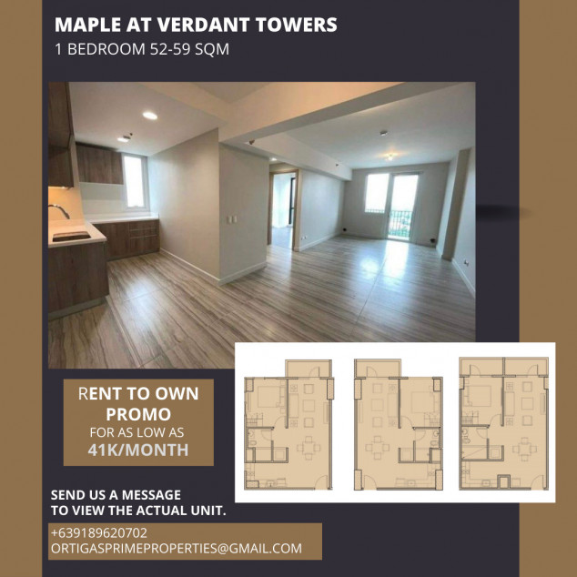 Maple at Verdánt Towers | Early Move In Promo | For as low as 20k/month with 10% spot DP to move in