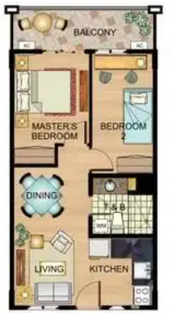 Redwoods, 2 Bedroom Condo Fairview QC Reduced to sell!