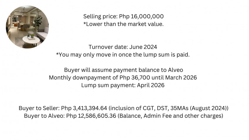 1 Bedroom Condo In Callisto Tower 2 Makati For Assume Balance By Alveo Land