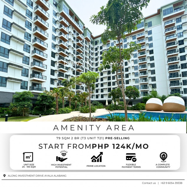 2 Bed Room Unit Near Alabang Town Center For Pre Selling 79 SQM