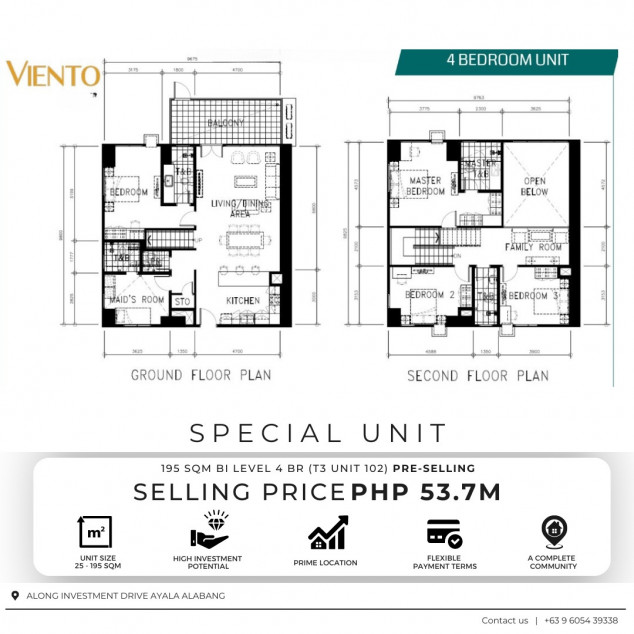 Special Condo Unit 4 Bed Room Bi Level Near Alabang Town Center