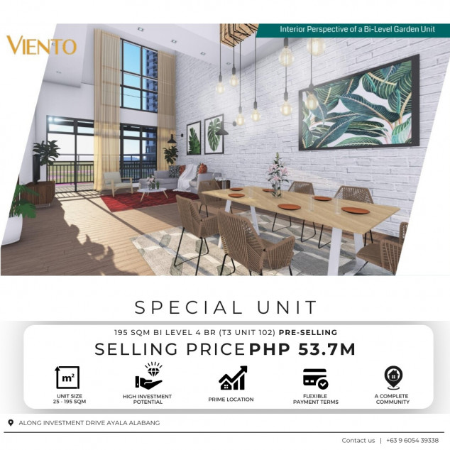 Special Condo Unit 4 Bed Room Bi Level Near Alabang Town Center