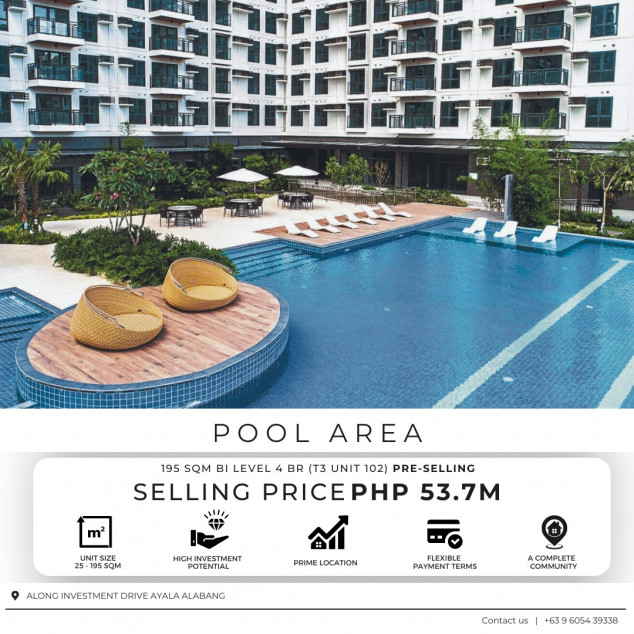 Special Condo Unit 4 Bed Room Bi Level Near Alabang Town Center