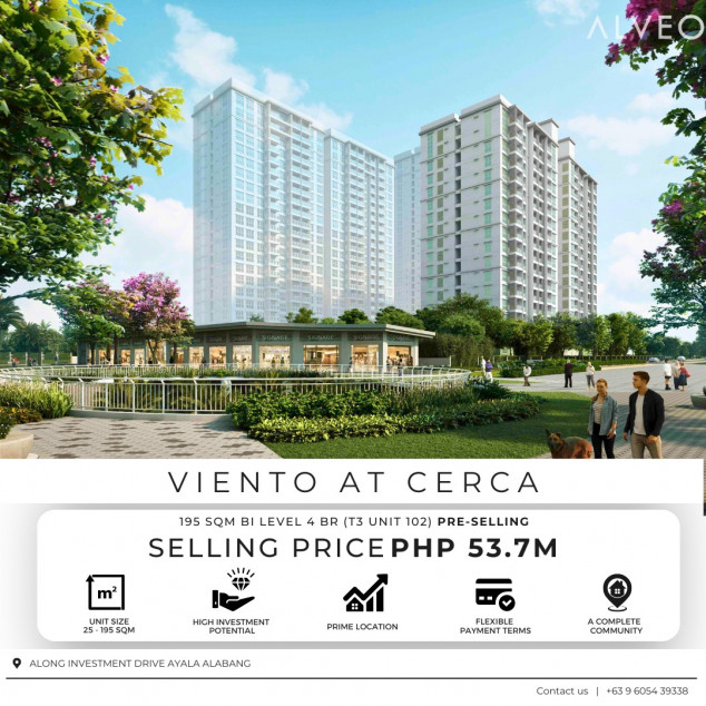Special Condo Unit 4 Bed Room Bi Level Near Alabang Town Center