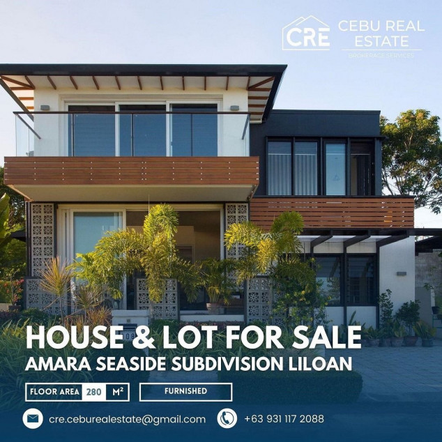 4BR House & Lot for Sale - Amara Seaside Subdivision, Liloan Cebu