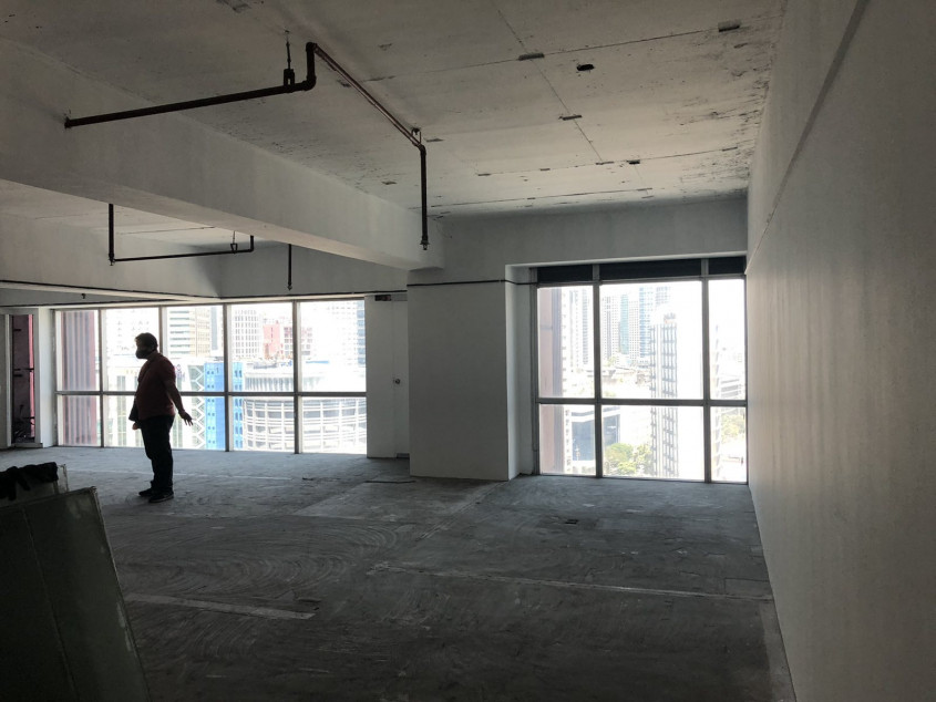 Office Space For Lease at Burgundy Corporate Tower - 127 SQM Bare With Industrial Vibes