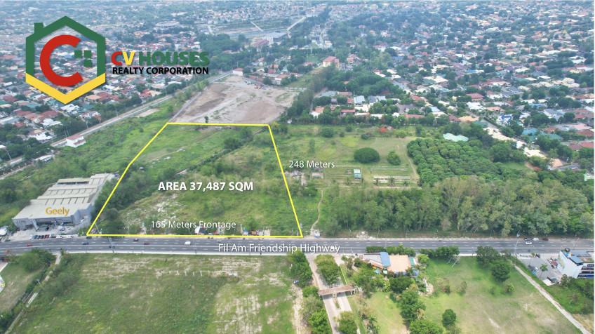 Prime Commercial Lot for Sale Along Friendship Highway Angeles, Pampanga