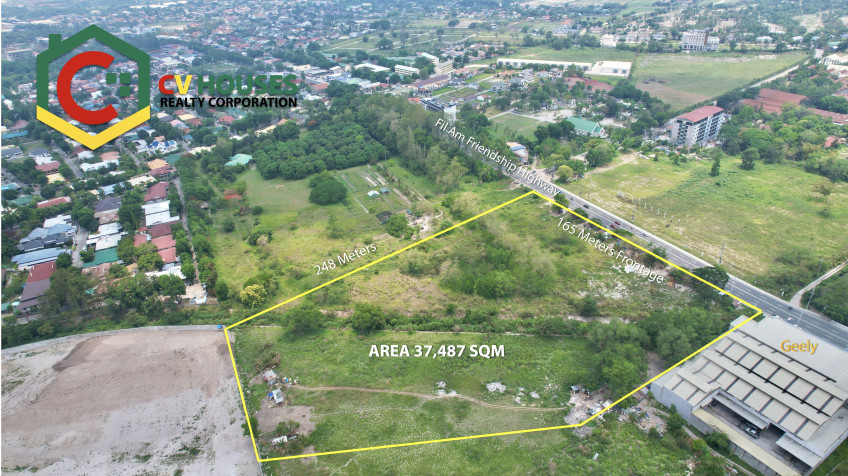 Prime Commercial Lot for Sale Along Friendship Highway Angeles, Pampanga