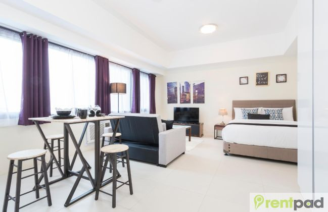 Fully Furnished Studio Unit In Icon Plaza, BGC For Sale (12G)