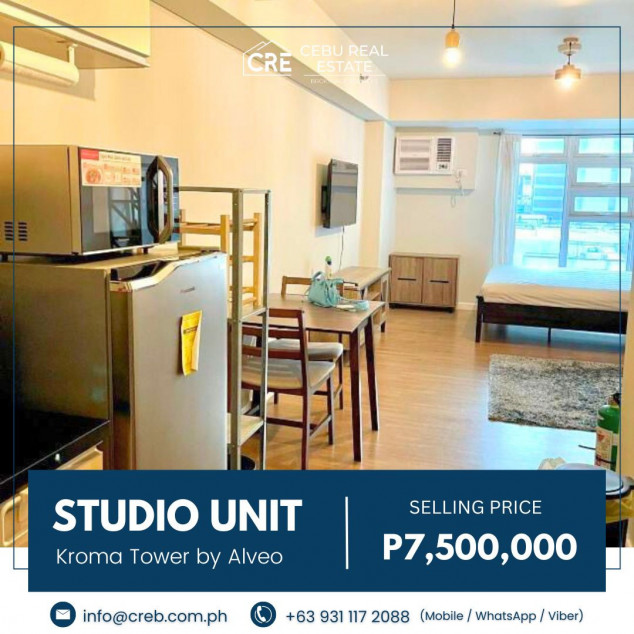 Studio Unit for Sale - Kroma Tower by Alveo, Makati City