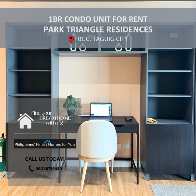 Brand New 1BR Condo Unit at Park Triangle Residences BGC for Rent