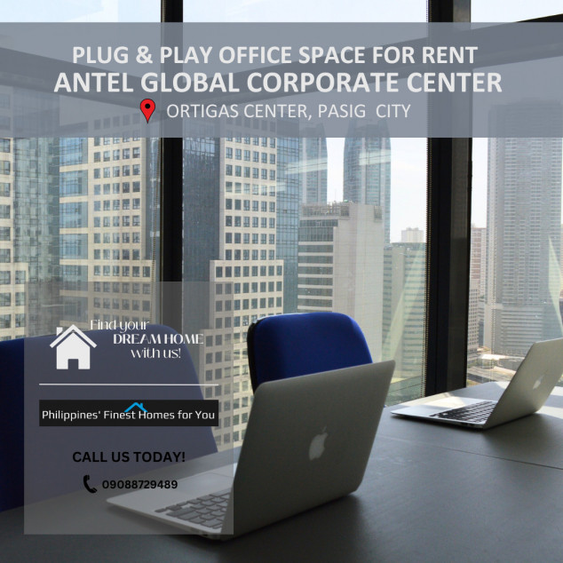 Plug & Play Office Space at Antel Global Corporate Center for Rent
