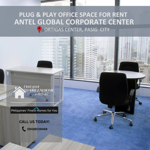 Plug & Play Office Space at Antel Global Corporate Center for Rent