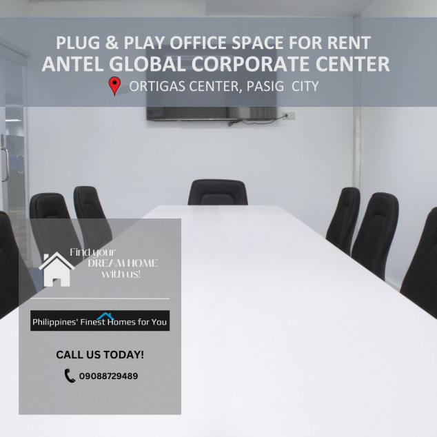 Plug & Play Office Space at Antel Global Corporate Center for Rent