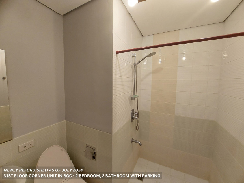 Spacious 2 Bedroom/2 Bathroom At 31st Floor Corner Unit At BGC