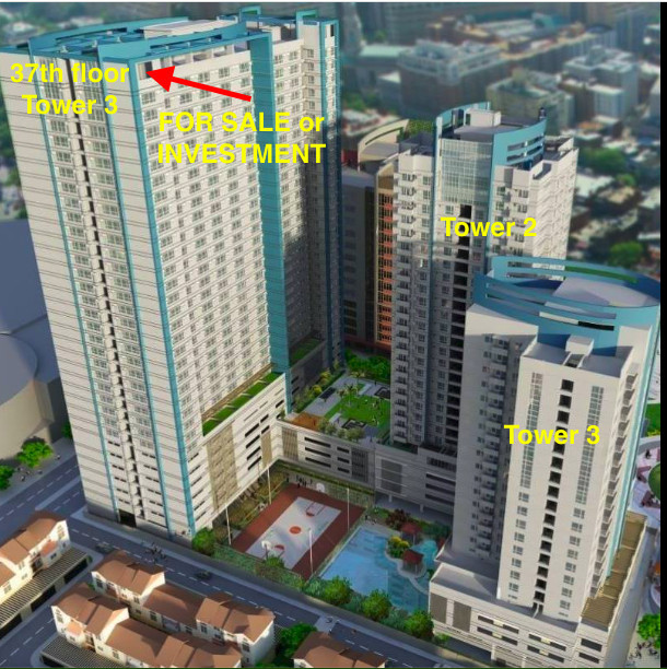 Fully Furnished 70 sqm - 2 Bedroom, 2 T&B, TOP Floor Unit in Celadon Park Towers of ALVEO