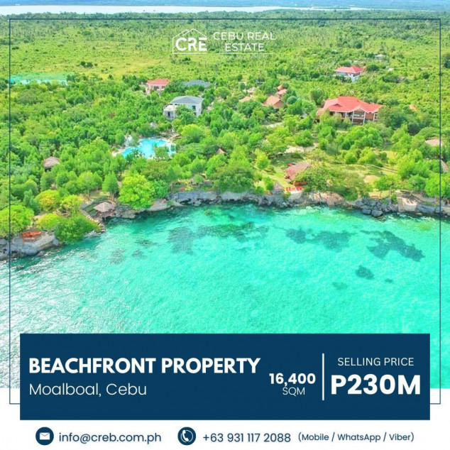 Beachfront Property for Sale - Moalboal, Cebu
