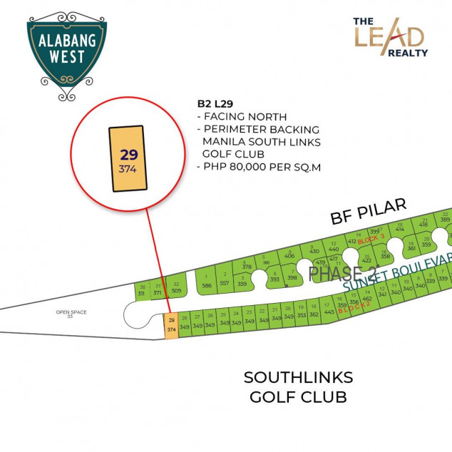 FIRE SALE Alabang West Lot For Sale Near Enclave Ayala Alabang Portofino