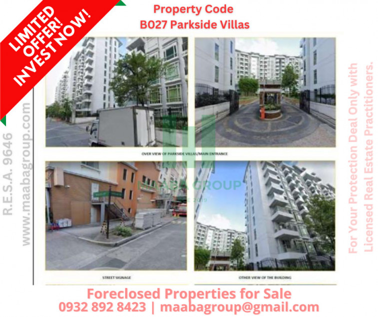 Parkside Villas Condominium for Sale in Pasay City