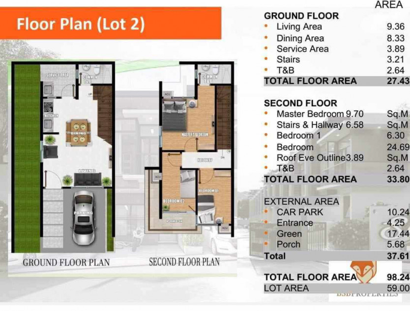 4.7M Townhouse and Lot in SADYA Homes Subdivision Polog Consolacion