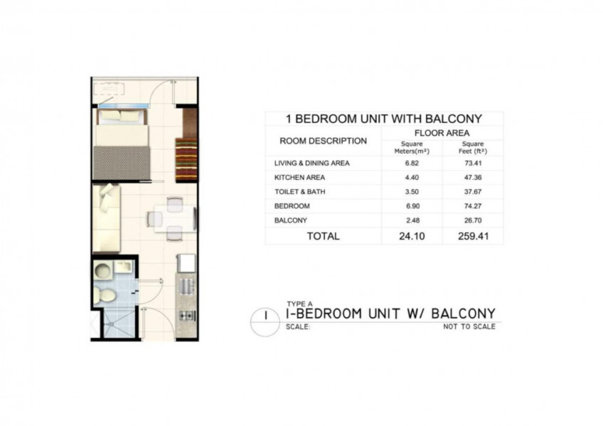 1 Bedroom Condo Unit At SMDC Fame Residences Mandaluyong For Sale