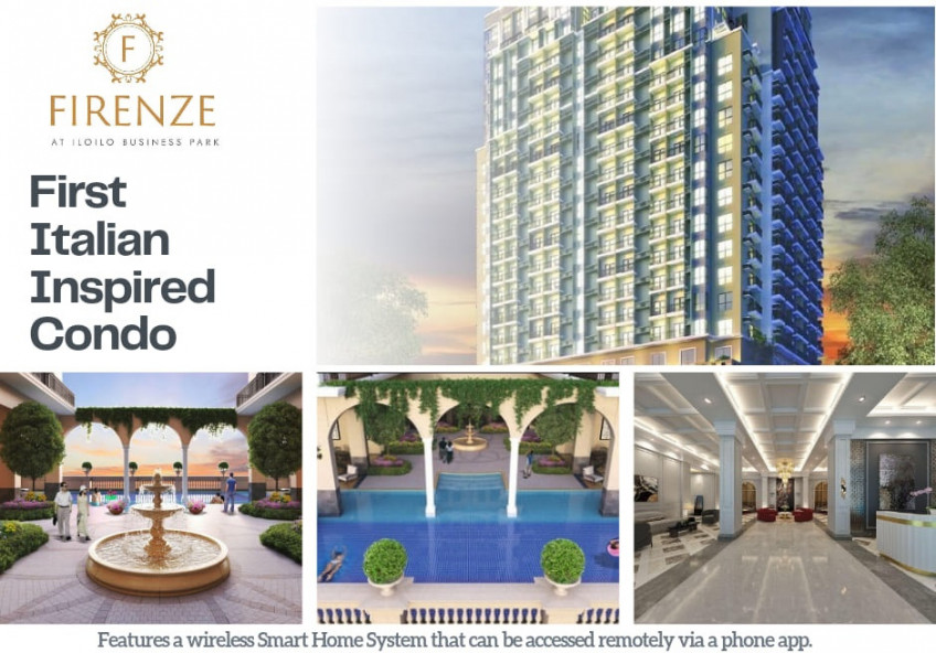The Only Italian Inspire Condo in Iloilo City: Firenze Condominium 2BR with Balcony