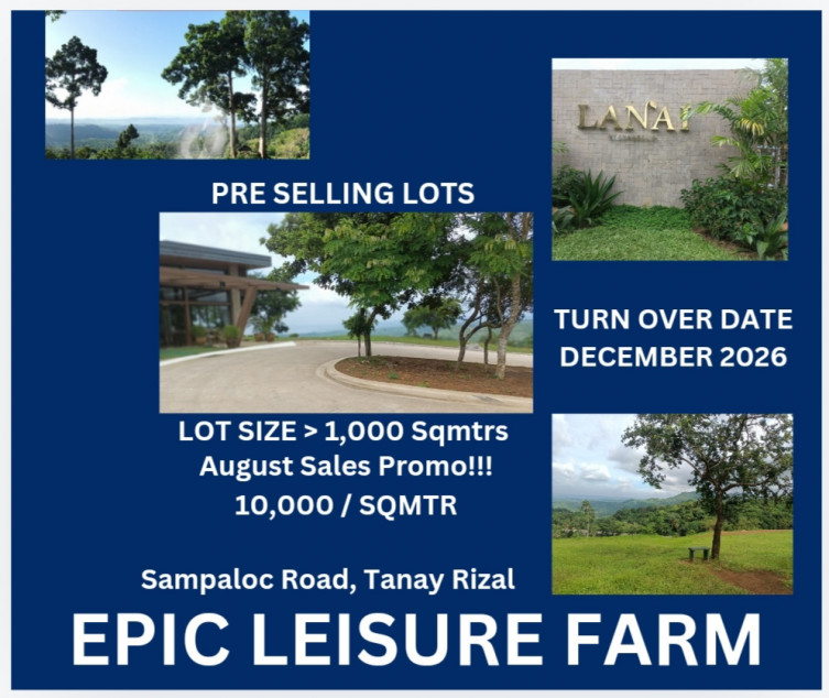 Epic Mountain Estate In Tanay, Rizal