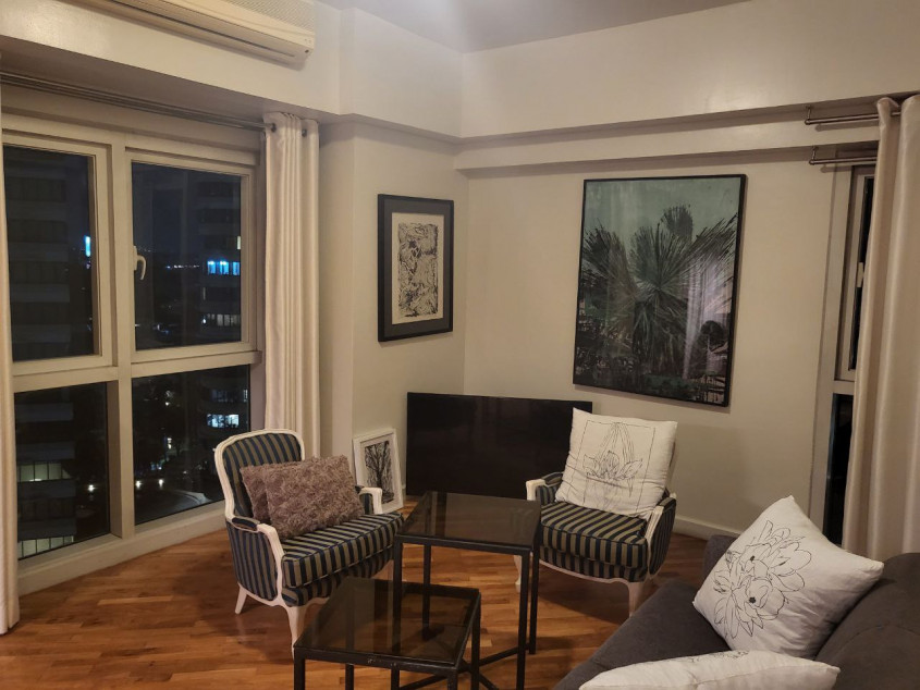 Fully-Furnished 1BR Condo with Parking at The Manansala Rockwell Makati