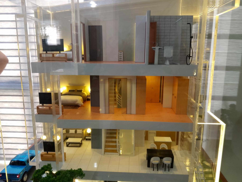 Smart Home High Quality 4-storey Pre-Selling House And Lot In Quezon City