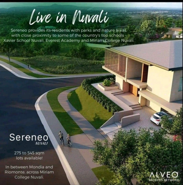 Lot for sale in Nuvali Sereneo near Mondia Miriam College Rio Monte and Solenad Mall