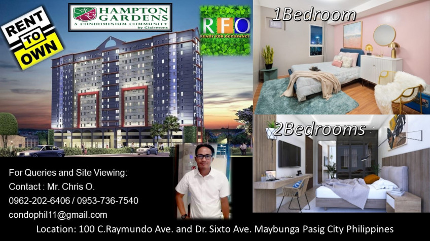 Ready For Occupancy Codominium Unit In Hampton Gardens, Pasig City