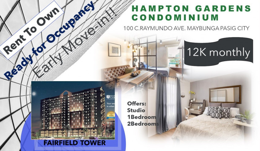 Ready For Occupancy Codominium Unit In Hampton Gardens, Pasig City