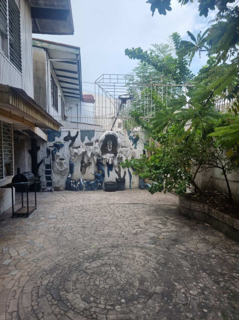 Residential Lot With Dated House In San Antonio Village Makati City