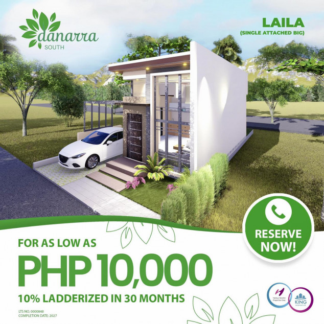 1-Storey Single Attached Big Laila Model Unit In Danarra South Minglanilla Cebu