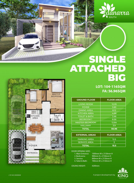 1-Storey Single Attached Big Laila Model Unit In Danarra South Minglanilla Cebu