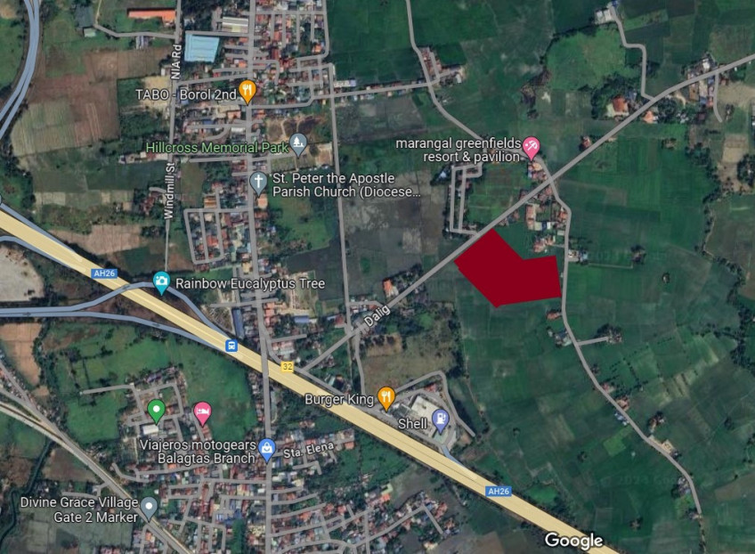 For Sale 1- Hectare Lot in Balagtas, Bulacan